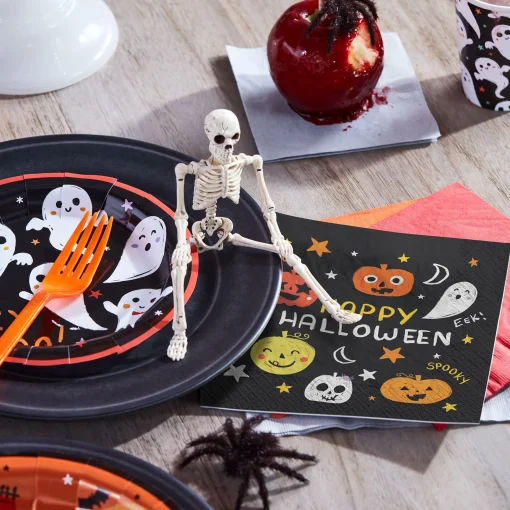 Party City Boneyard Glam|Miniature Poseable Skeleton, 8In