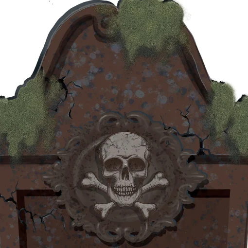 Party City Tombstones & Fencing|Mossy Our Beloved Tombstone, 13In X 22In