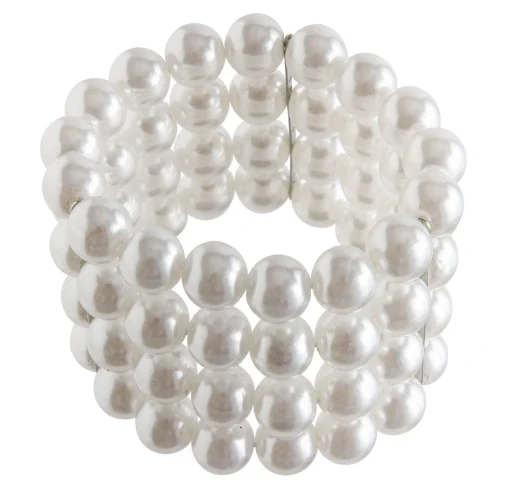 Party City Jewelry-Multistrand Faux Pearl Bracelet