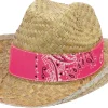 Party City Cowboy-Paisley Straw Cowboy Hat