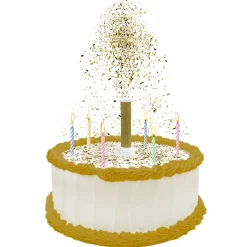 Party City Baking Supplies-Party Popper Cake Toppers, 7.12In, 2Ct