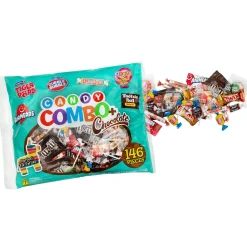 Party City Bulk Candy-Pinata Candy Combo With Chocolate, 44Oz, 146Pc