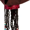 Party City Wigs-Pirates Of The Caribbean Hat With Braids