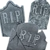 Party City Tombstones & Fencing|Rip Tombstones 3Ct
