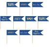 Party City Cupcake Decorations & Picks-Royal Blue Party Picks 24Ct