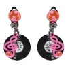 Party City Jewelry-50S Rock N Roll Record Earrings