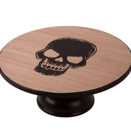 Party City Bakeware|Skull Fiberboard Cake Stand, 10In X 4In