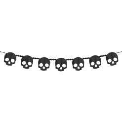 Party City Creepy Carnival|Skull Wood Garland, 6Ft