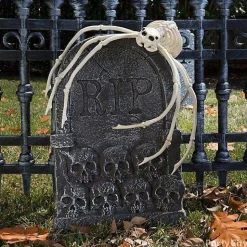 Party City Tombstones & Fencing|Skulls Tombstone Decoration