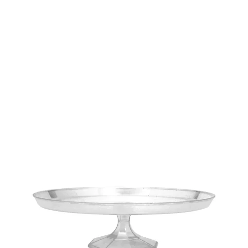 Party City Baking Supplies-Small Clear Plastic Cake Stand