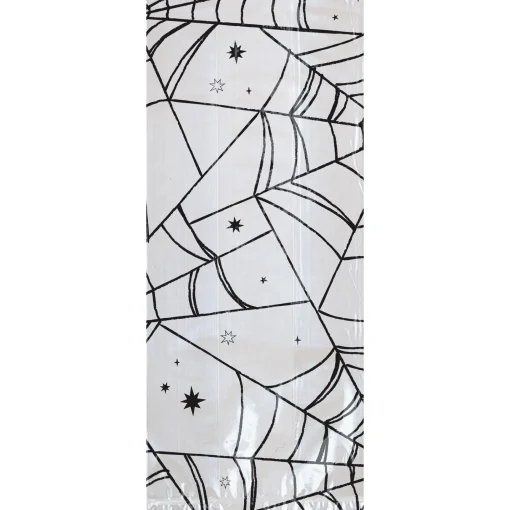 Party City Trunk Or Treat|Small Spiderweb Halloween Cellophane Treat Bags With Twist Ties, 4In X 9.5In, 20Ct