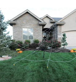 Party City Spiders & Webbing|Spider Web Yard Decoration