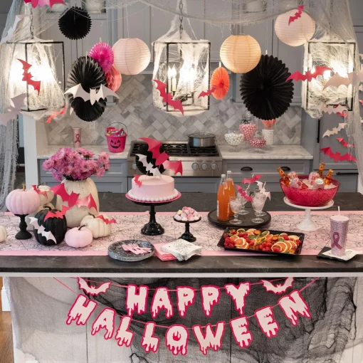 Party City Spiderweb Night|Spiderweb Night Halloween Paper Dinner Plates, 10In, 20Ct