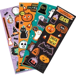 Party City Spooky Friends|Spooky Friends Halloween Stickers, 4 Sheets