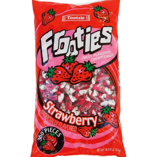 Frooties Candy Buffet By Color-Strawberry Chewy Candy 360Ct Red