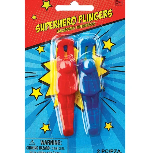 Party City Favors & Favor Bags|Super Hero Flinger, 2Pc