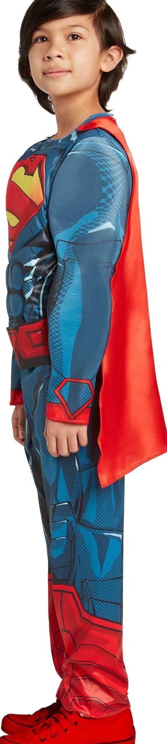 Boy Party City Superhero|Superman Muscle Costume For Kids - Justice League
