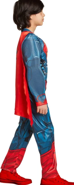 Boy Party City Superhero|Superman Muscle Costume For Kids - Justice League