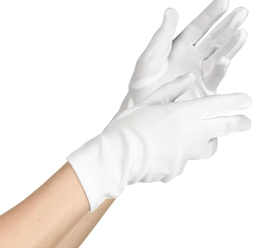 Party City Gloves-Teen White Gloves