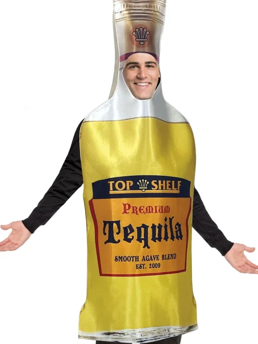 Women Party City Funny|Tequila Bottle & Lime Slice Couples Costumes For Adults