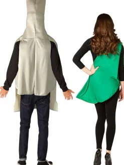 Women Party City Funny|Tequila Bottle & Lime Slice Couples Costumes For Adults