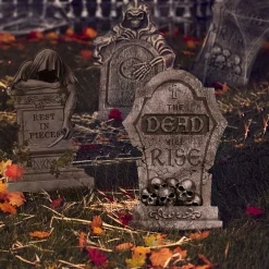 Party City Tombstones & Fencing|The Dead Will Rise Tombstone