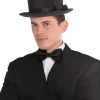 Party City Hats-Victorian Black Top Hat Deluxe