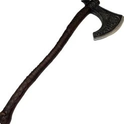 Party City Weapons|Viking Bearded Battle Axe, 44In - High-Density Foam Prop