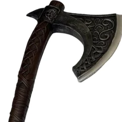 Party City Weapons|Viking Bearded Battle Axe, 44In - High-Density Foam Prop
