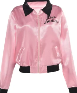 Women Party City 1950S|Womens Pink Ladies Jacket - Grease