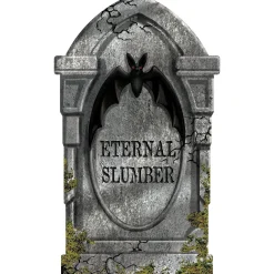 Party City Tombstones & Fencing|Yorrik The Skeleton's Grave Halloween Decorating Kit